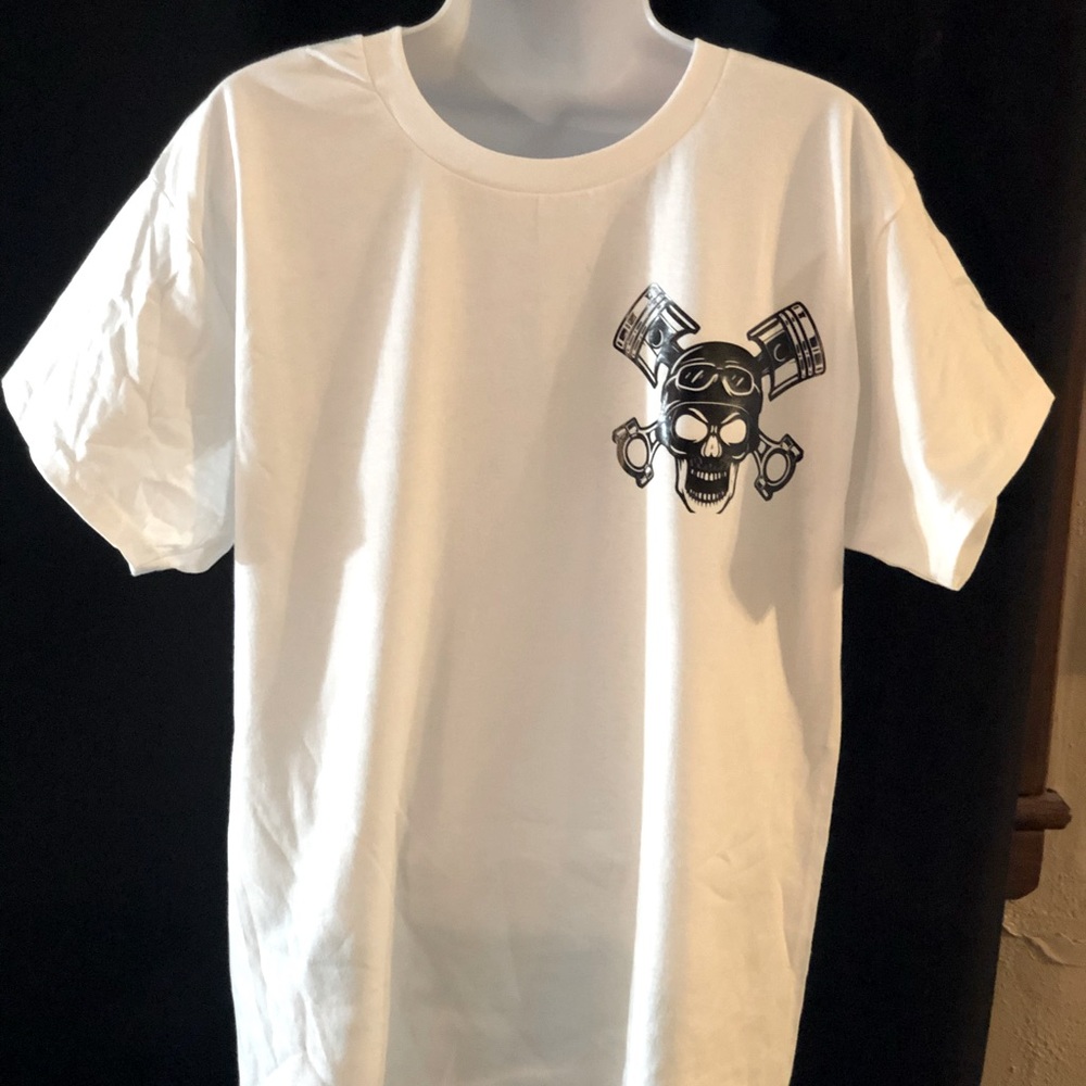 Skull graphic T Shirt Size M- 100% Cotton